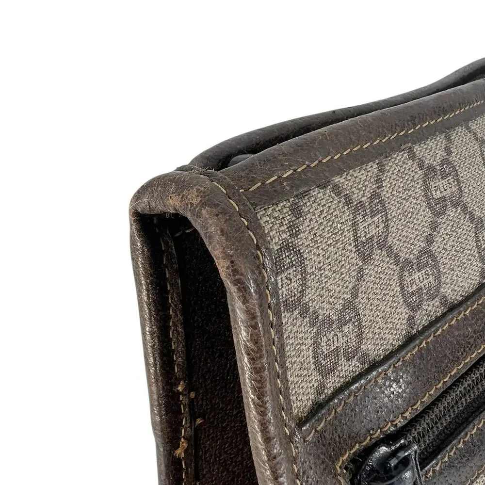 Gucci Plus Monogram Top Zip Pouch‎ Clutch